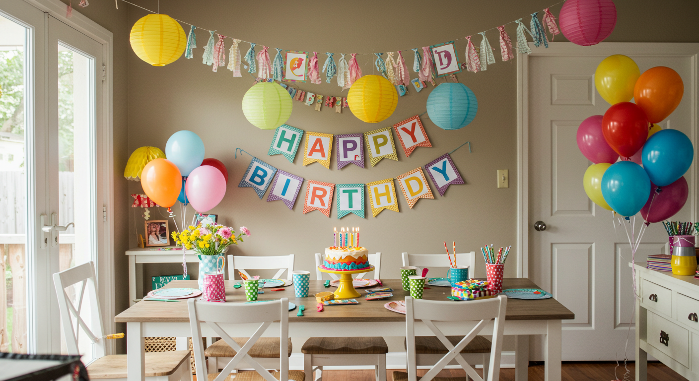 DIY Birthday Decoration Ideas at Home